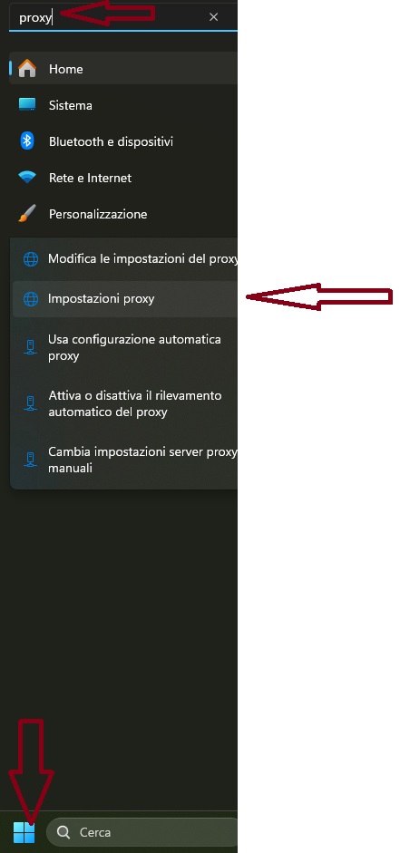 procedura da impostazioni win 10 11