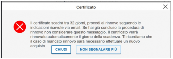 warning firma